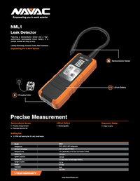 Thumbnail of document Data Sheet - NML1 - Leak Detector